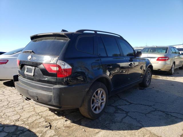 WBXPA73495WC49121 - 2005 BMW X3 2.5I BLACK photo 3