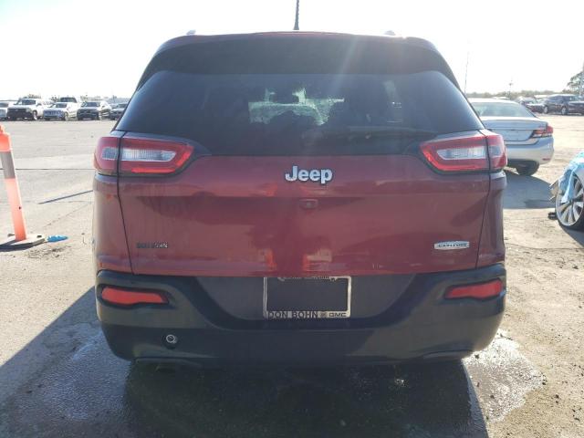 1C4PJLCBXEW323678 - 2014 JEEP CHEROKEE LATITUDE RED photo 6