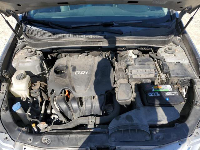 5NPEB4ACXDH795289 - 2013 HYUNDAI SONATA GLS SILVER photo 11