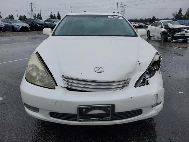 JTHBA30G145026232 - 2004 LEXUS ES 330 WHITE photo 5