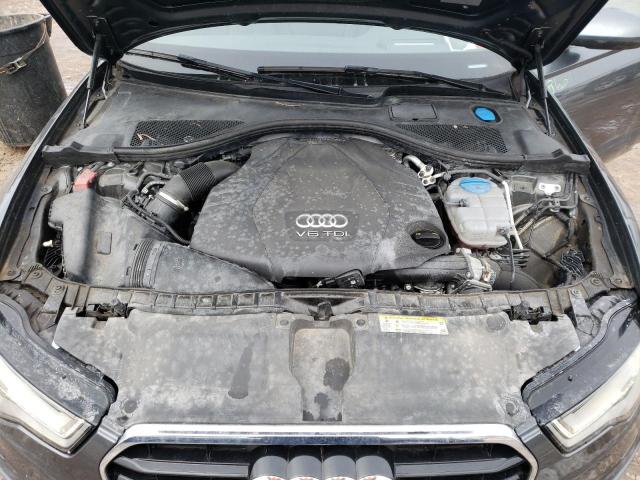 WAUHMAFC9EN037215 - 2014 AUDI A6 PRESTIGE ნაცრისფერი ფოტო 11