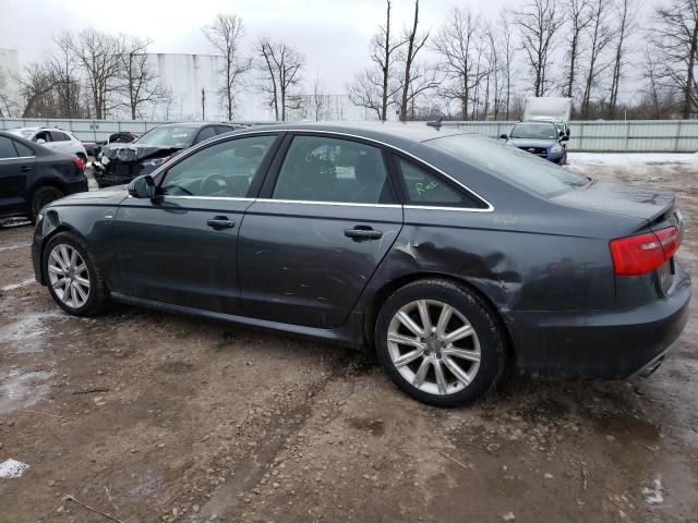 WAUHMAFC9EN037215 - 2014 AUDI A6 PRESTIGE ნაცრისფერი ფოტო 2