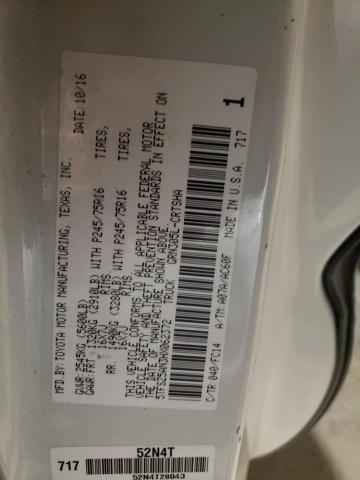 5TFSZ5AN3HX062372 - 2017 TOYOTA TACOMA ACCESS CAB თეთრი ფოტო 12