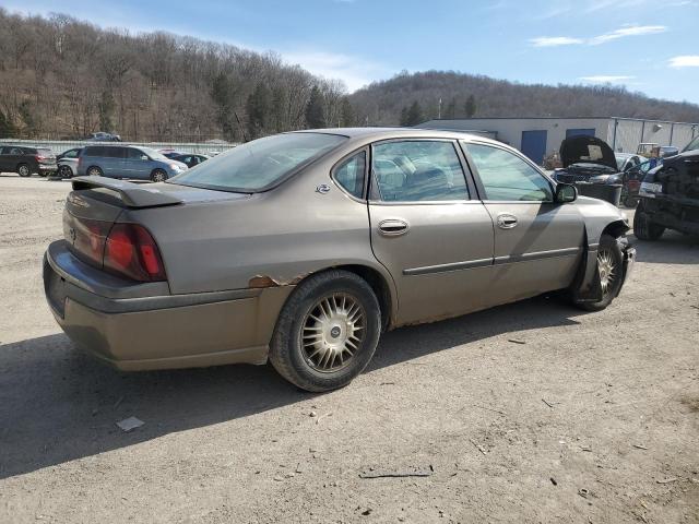 2G1WF55E229382320 - 2002 CHEVROLET IMPALA TAN photo 3