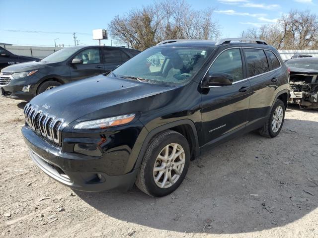 1C4PJLCB0JD566258 - 2018 JEEP CHEROKEE LATITUDE BLACK photo 1