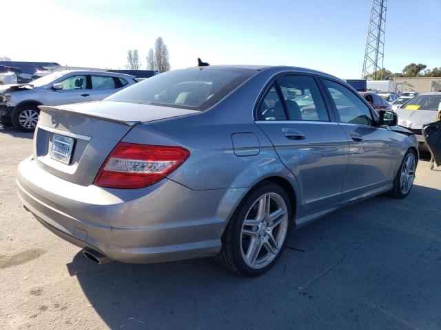 WDDGF56X59R065911 - 2009 MERCEDES-BENZ C 350 GRAY photo 3