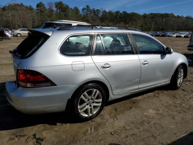 3VWPL7AJ8DM629575 - 2013 VOLKSWAGEN JETTA TDI SILVER photo 3