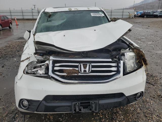 5FNYF3H55EB006081 - 2014 HONDA PILOT EXL WHITE photo 5