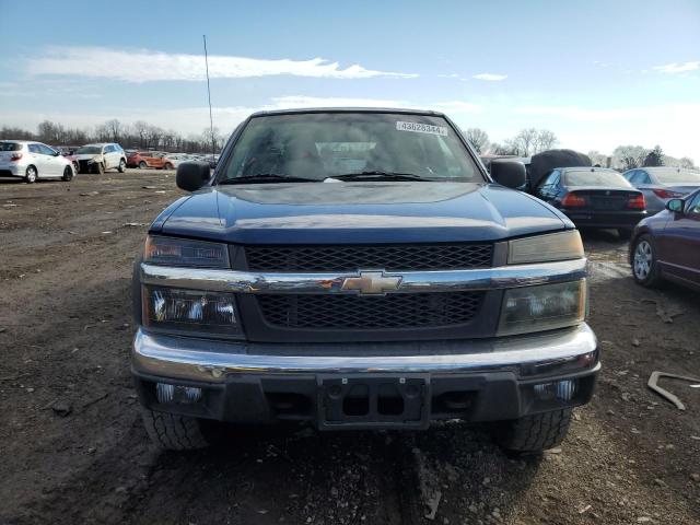 1GCDT136368127799 - 2006 CHEVROLET COLORADO BLUE photo 5