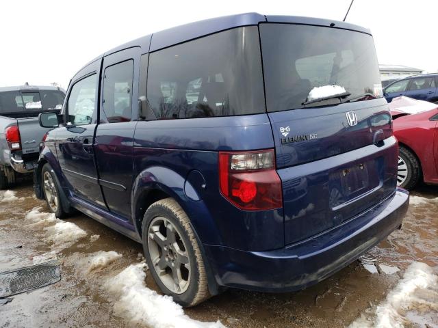 5J6YH18998L002757 - 2008 HONDA ELEMENT SC BLUE photo 2