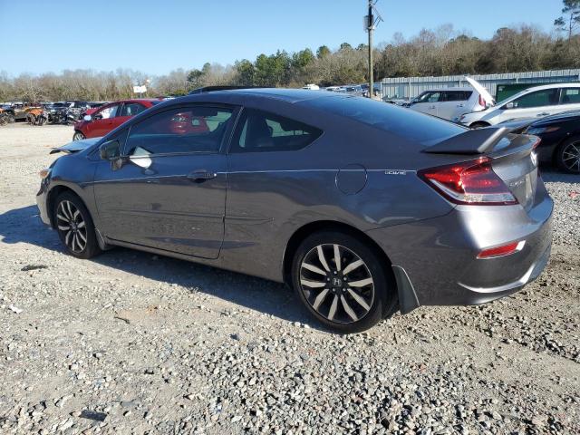 2HGFG3B05FH503744 - 2015 HONDA CIVIC EXL GRAY photo 2