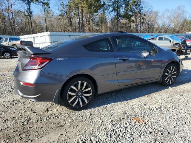 2HGFG3B05FH503744 - 2015 HONDA CIVIC EXL GRAY photo 3