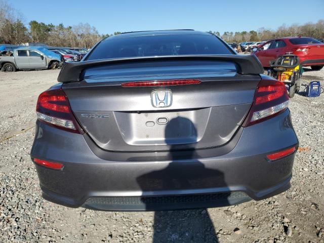 2HGFG3B05FH503744 - 2015 HONDA CIVIC EXL GRAY photo 6