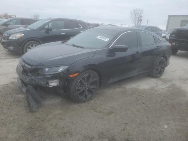 19XFC2F81LE017461 - 2020 HONDA CIVIC SPORT BLACK photo 1