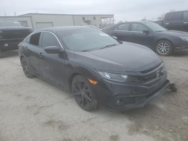 19XFC2F81LE017461 - 2020 HONDA CIVIC SPORT BLACK photo 4