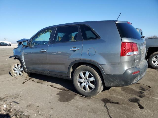 5XYKT3A14CG243382 - 2012 KIA SORENTO BASE GRAY photo 2