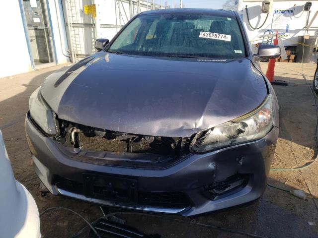 1HGCR3F82FA028453 - 2015 HONDA ACCORD EXL GRAY photo 5