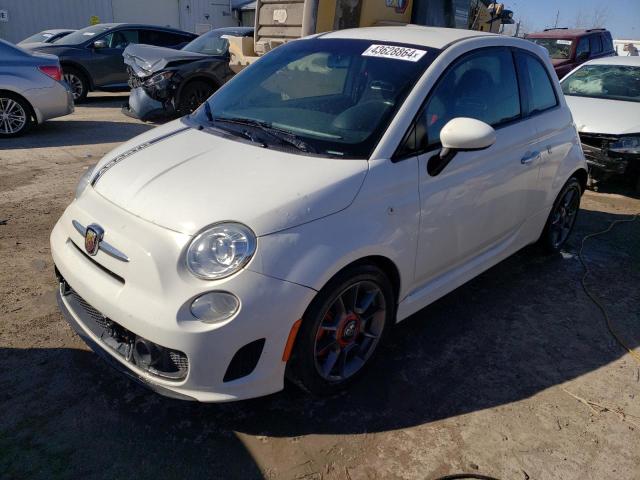 3C3CFFFH8DT714483 - 2013 FIAT 500 ABARTH WHITE photo 1