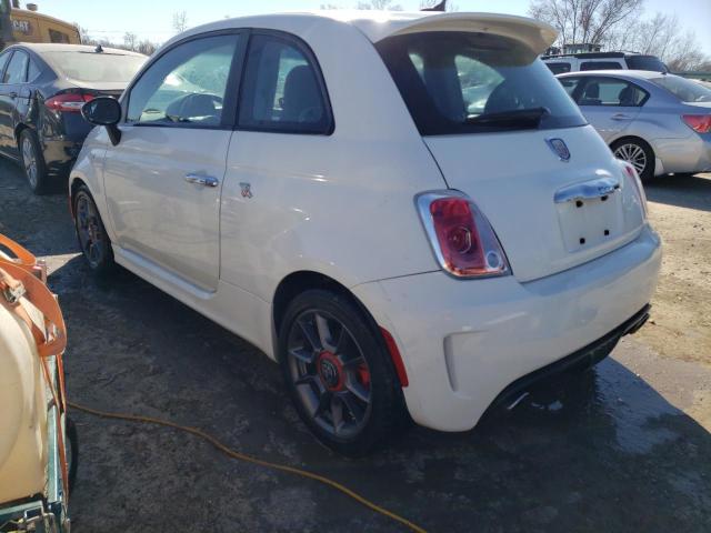 3C3CFFFH8DT714483 - 2013 FIAT 500 ABARTH WHITE photo 2