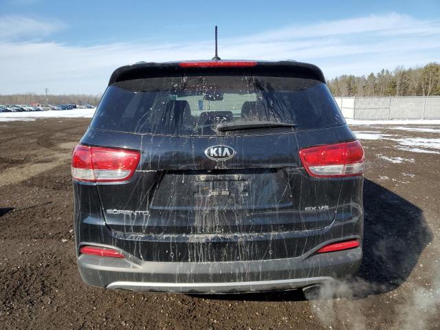 5XYPHDA54GG014500 - 2016 KIA SORENTO EX BLACK photo 6