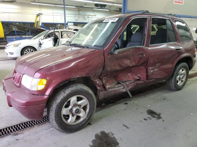 KNDJA723225104321 - 2002 KIA SPORTAGE MAROON photo 1