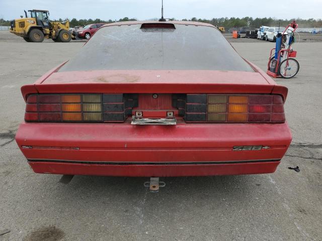 1G1FP87F8GN139698 - 1986 CHEVROLET CAMARO RED photo 6