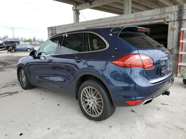 WP1AB2A24ELA58482 - 2014 PORSCHE CAYENNE S BLUE photo 2