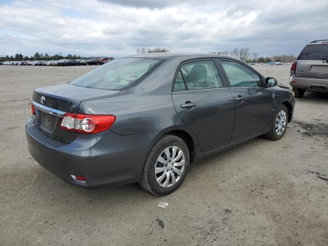 2T1BU4EE1DC125741 - 2013 TOYOTA COROLLA BASE GRAY photo 3