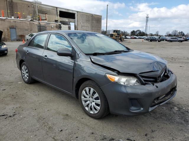 2T1BU4EE1DC125741 - 2013 TOYOTA COROLLA BASE GRAY photo 4