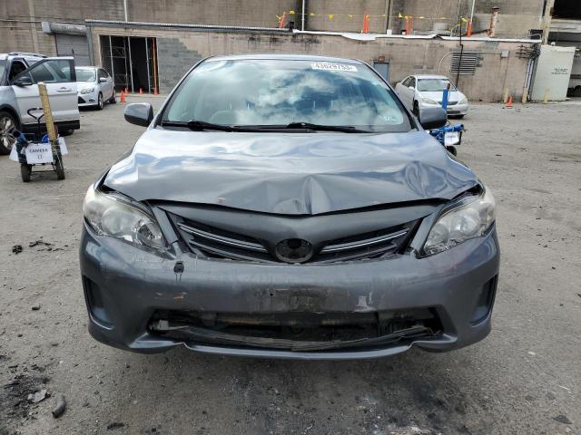 2T1BU4EE1DC125741 - 2013 TOYOTA COROLLA BASE GRAY photo 5