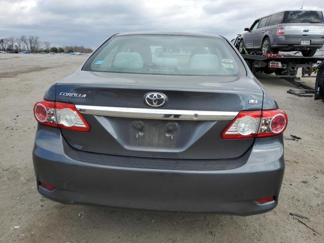 2T1BU4EE1DC125741 - 2013 TOYOTA COROLLA BASE GRAY photo 6