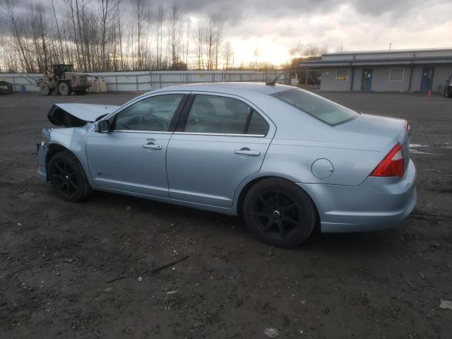 3FADP0L34AR268947 - 2010 FORD FUSION HYBRID BLUE photo 2