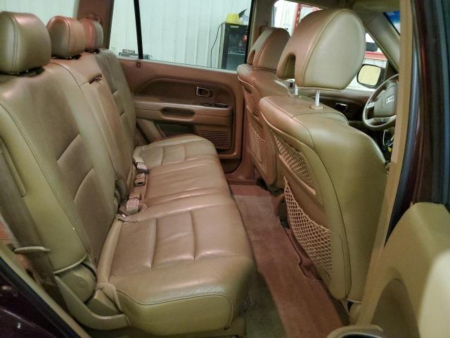 5FNYF18518B002988 - 2008 HONDA PILOT EXL BURGUNDY photo 10