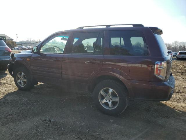 5FNYF18518B002988 - 2008 HONDA PILOT EXL BURGUNDY photo 2