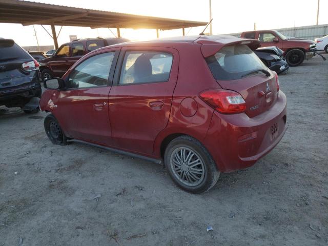 ML32A3HJ7JH009238 - 2018 MITSUBISHI MIRAGE ES RED photo 2