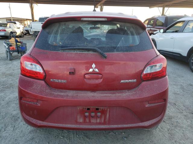 ML32A3HJ7JH009238 - 2018 MITSUBISHI MIRAGE ES RED photo 6