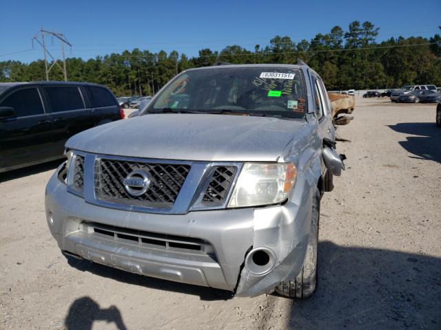 5N1AR1NN8AC606596 - 2010 NISSAN PATHFINDER S SILVER photo 2