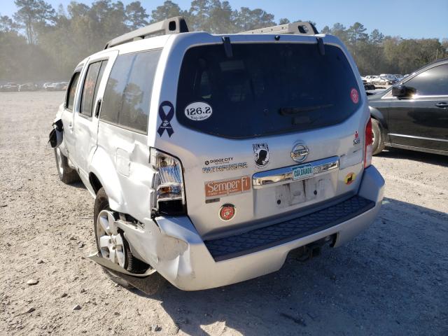 5N1AR1NN8AC606596 - 2010 NISSAN PATHFINDER S SILVER photo 3