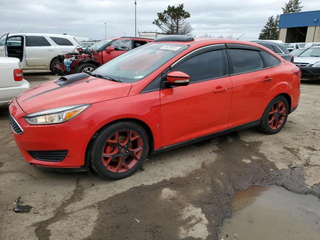 1FADP3FE0HL257290 - 2017 FORD FOCUS SE RED photo 1