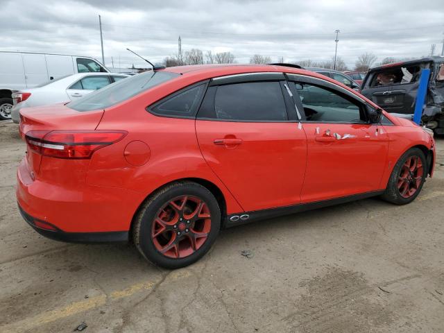 1FADP3FE0HL257290 - 2017 FORD FOCUS SE RED photo 3