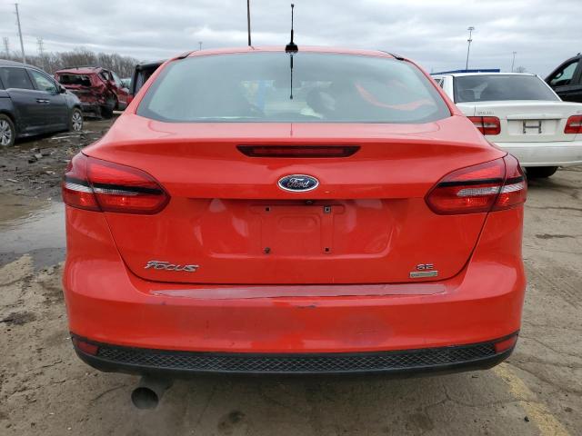 1FADP3FE0HL257290 - 2017 FORD FOCUS SE RED photo 6