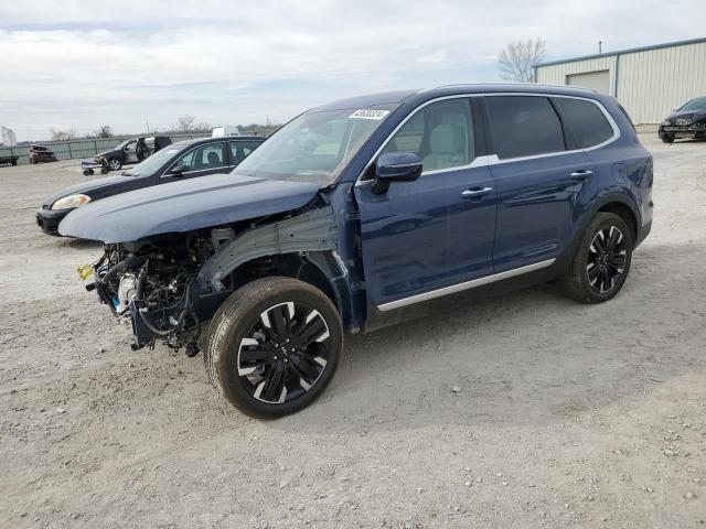 5XYP5DGC8RG450543 - 2024 KIA TELLURIDE SX BLUE photo 1