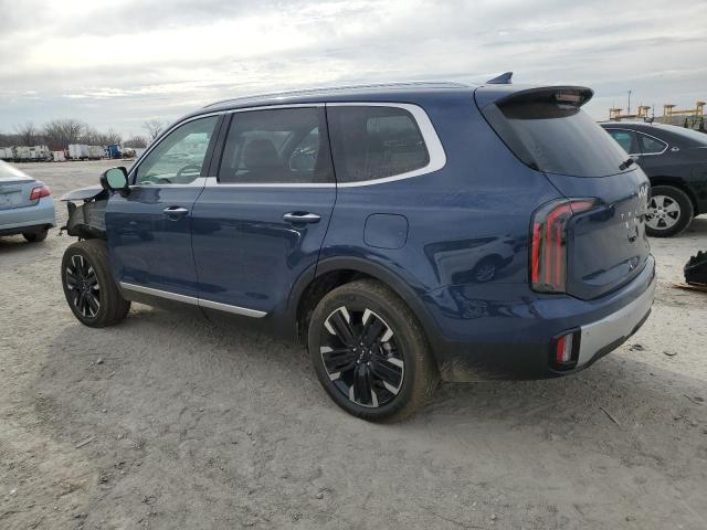 5XYP5DGC8RG450543 - 2024 KIA TELLURIDE SX BLUE photo 2