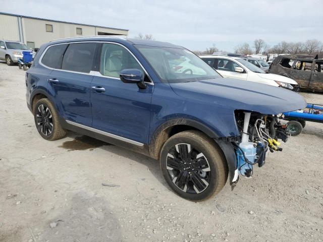 5XYP5DGC8RG450543 - 2024 KIA TELLURIDE SX BLUE photo 4