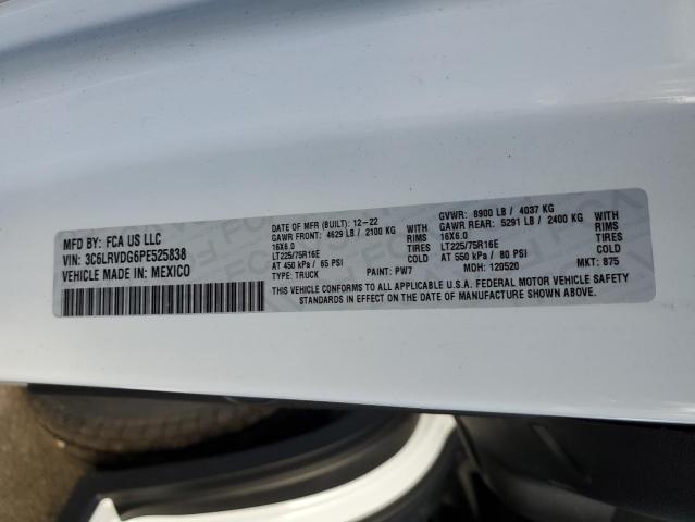 3C6LRVDG6PE525838 - 2023 RAM PROMASTER 2500 HIGH WHITE photo 13