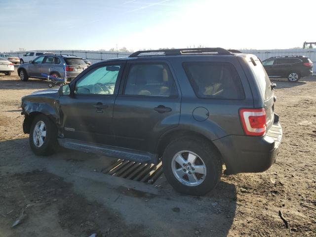 1FMCU03108KA24560 - 2008 FORD ESCAPE XLT CHARCOAL photo 2