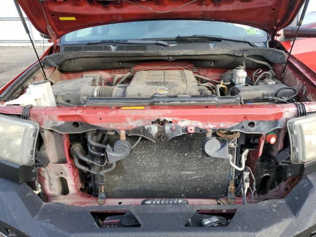 5TFHY5F1XBX194345 - 2011 TOYOTA TUNDRA CREWMAX LIMITED RED photo 11