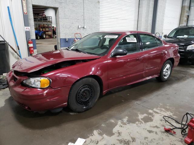 1G2NE52FX4M670826 - 2004 PONTIAC GRAND AM SE BURGUNDY photo 1