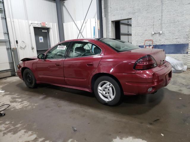 1G2NE52FX4M670826 - 2004 PONTIAC GRAND AM SE BURGUNDY photo 2