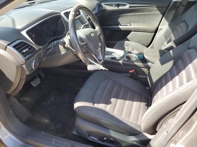 3FA6P0H99DR133098 - 2013 FORD FUSION SE GRAY photo 7